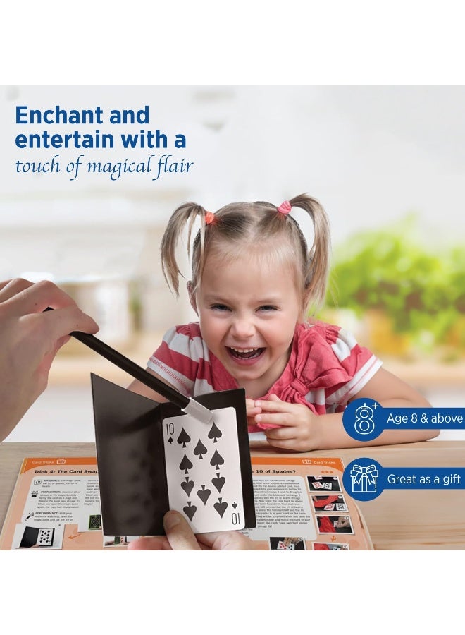 Thames & Kosmos Magic: Silver Edition, Kit to Learn 100 Magic Tricks, Contains 24 Magic Props, Magic Set for Adults and Kids, Age 8+ - Image 4
