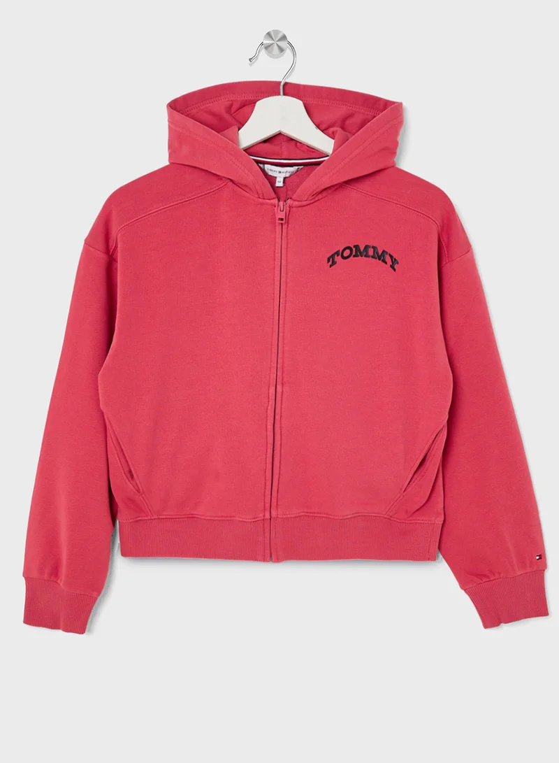 تومي هيلفيغر TOMMY DOT FOIL ZIP THRU