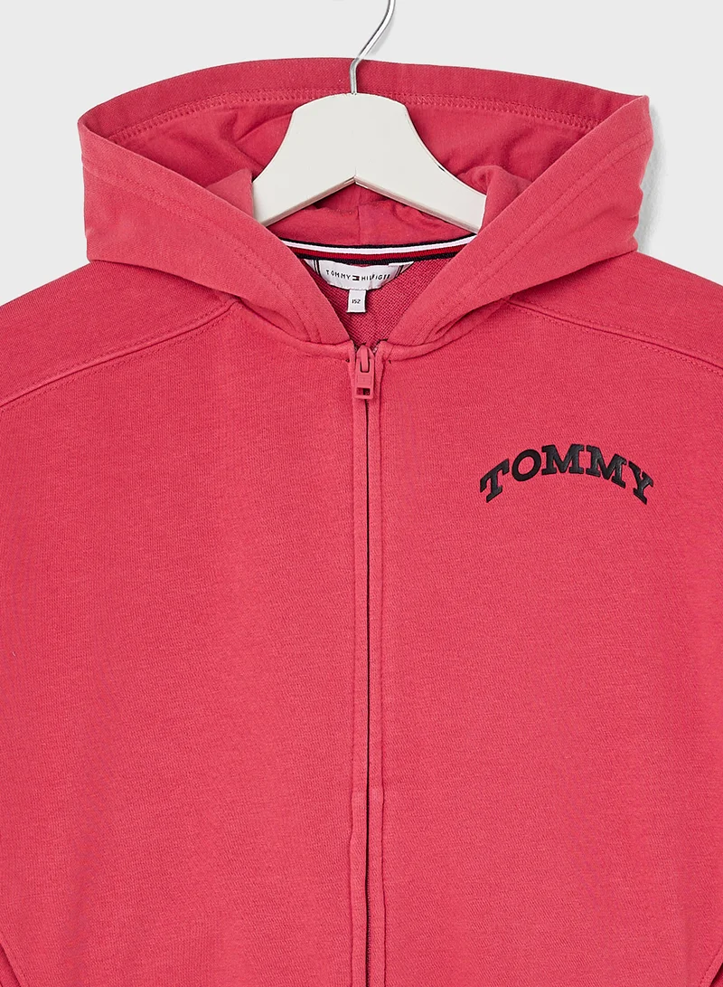 تومي هيلفيغر TOMMY DOT FOIL ZIP THRU