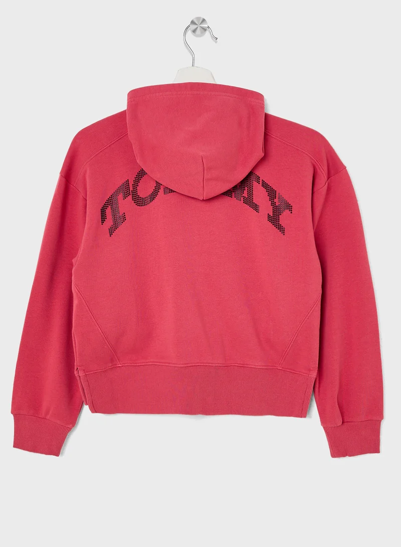 تومي هيلفيغر TOMMY DOT FOIL ZIP THRU