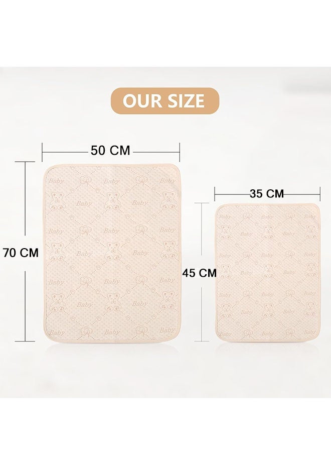 Baby Changing Mat Baby Washable Urine Pad Waterproof, Wipeable & Portable Diaper Changing Pad for Travel or Home, Foldable Mat Fits Perfectly in Diaper Bag for Babies/Adults/Pets - Image 2