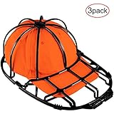 Der Rose Der Rose 3 Pack Hat Washer Baseball Hat Cleaner Cap Washer Hat Washing Cage Holder Frame for Washing Machine  - Image 1