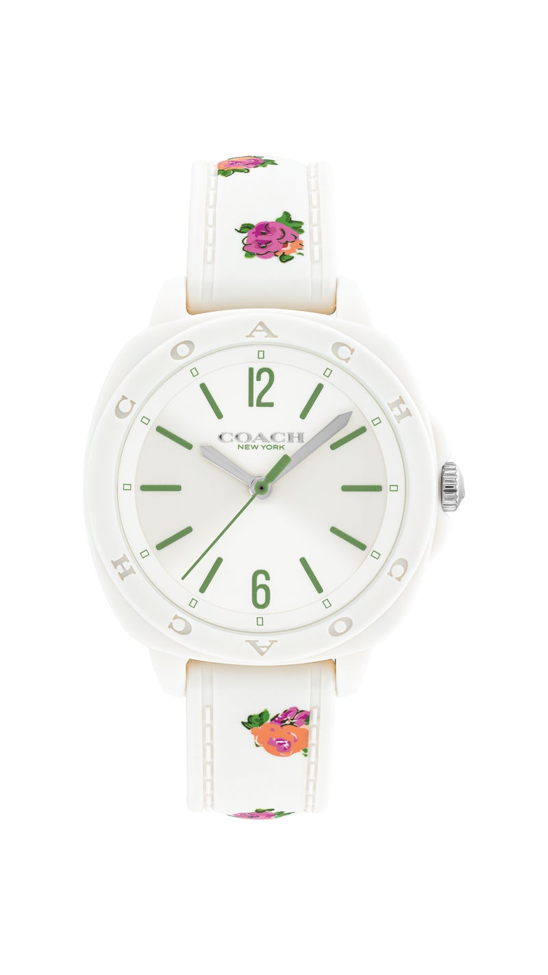 COACH Analog Silicone Strap Watch  - Image 1