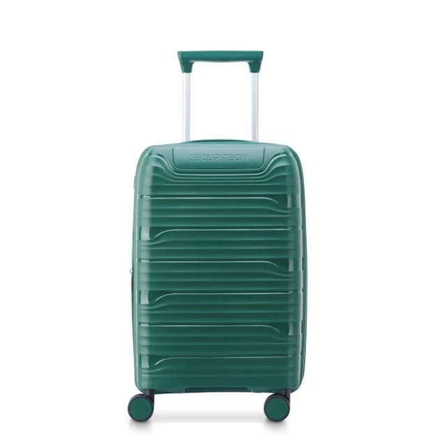ديلسي _باريس Delsey Dune Hardcase 4-Double Wheel Expandable Cabin and Check-In Luggage Trolley Set 3-Pieces - Green