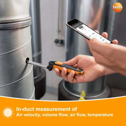Testo Thermal anemometer with smartphone operation (0560 1405) - Image 2
