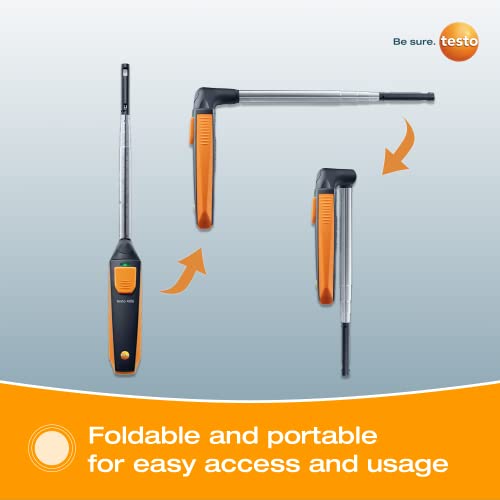 Testo Thermal anemometer with smartphone operation (0560 1405) - Image 4