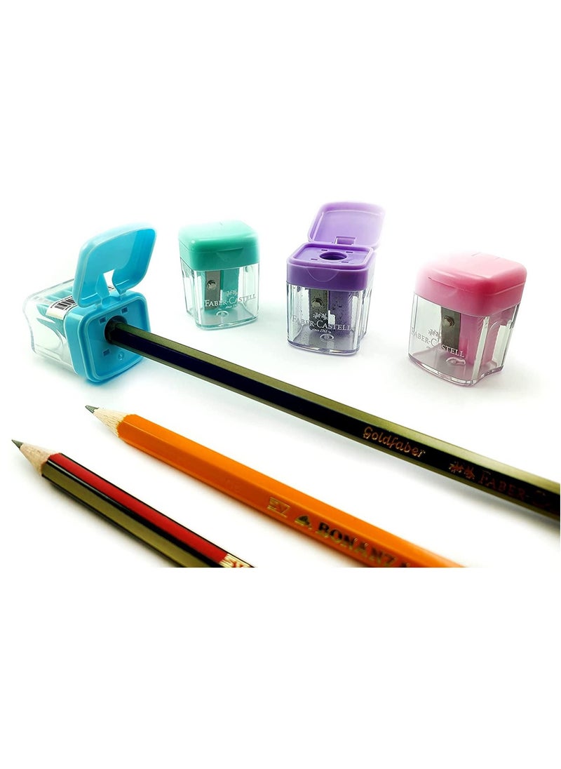 FABER-CASTELL 2-Piece Minibox Sharpener Assorted Colors  - Image 3