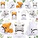 Zomiboo Stuffed Horse 12 Pcs Assorted Toy Plushies 32 Inch Mini Plush Animals Keychain Party Favors with Detachable Chain for Farm Party Supplies Christmas - Image 2