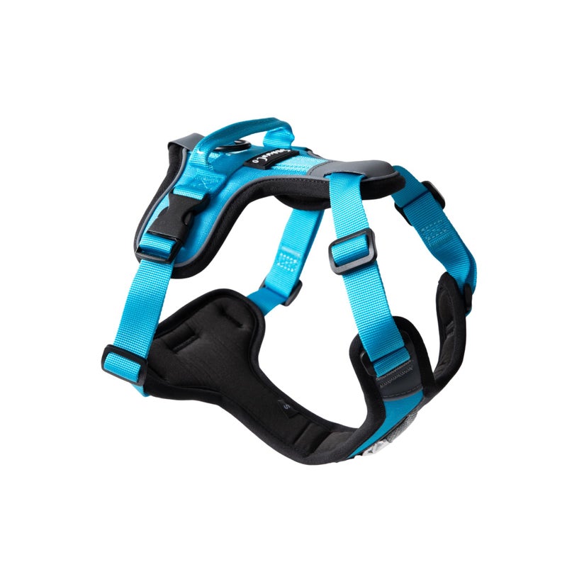 ShawnCo Basecamp Dog Harness, No-Pull Pet Vest with 3 Leash Clips, Padded, Reflective, Lightweight and Adjustable Harness with Handle for Small, Medium and Large Dogs (Oceanic Blue, S) - Image 1