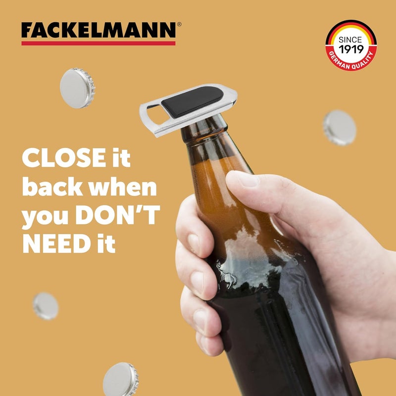 FACKELMANN Bottle Opener, Metal, Silver - Image 5
