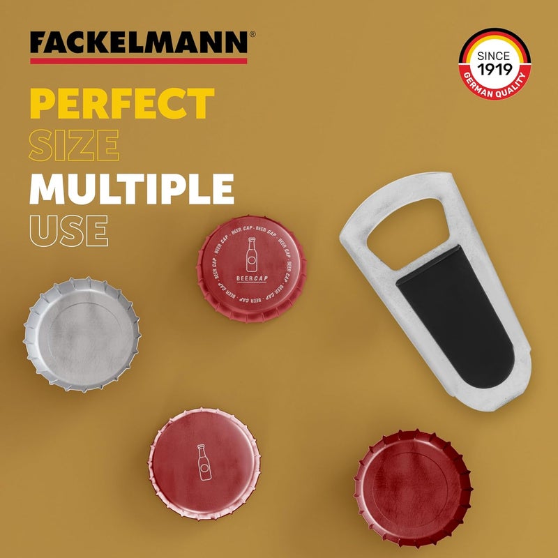 FACKELMANN Bottle Opener, Metal, Silver - Image 3