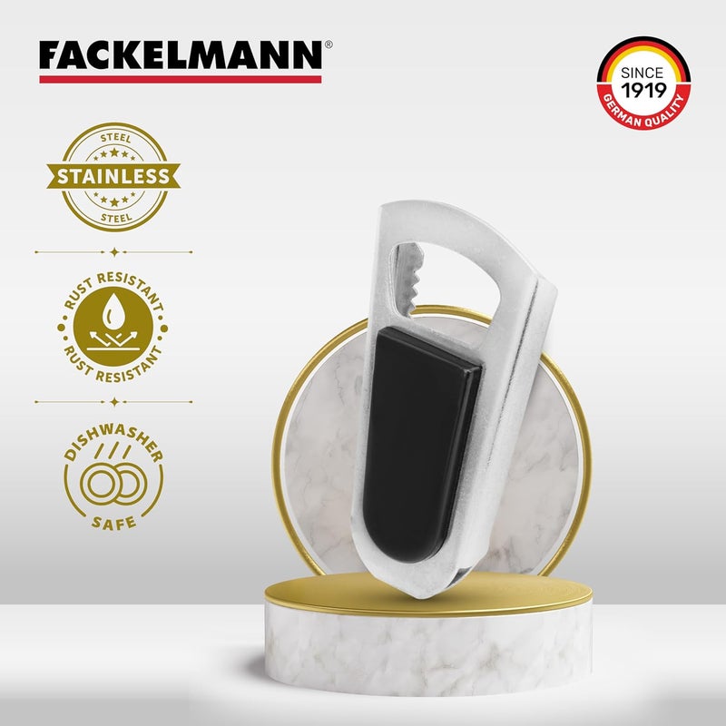 FACKELMANN Bottle Opener, Metal, Silver - Image 4