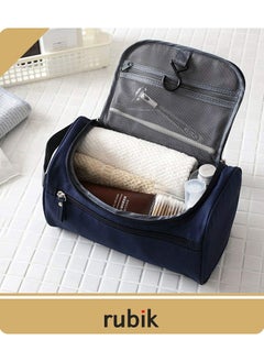 Toiletry Waterproof Men & Women Hanging Bag Nylon Travel Organizer Cosmetic Bag Necessaries Case Wash Toiletry Bag - Navy Blue - pzsku/Z0187AA158FEBB558F913Z/45/_/1684921265/62f8b7a7-9099-4d87-92f5-caf6fdbd930f