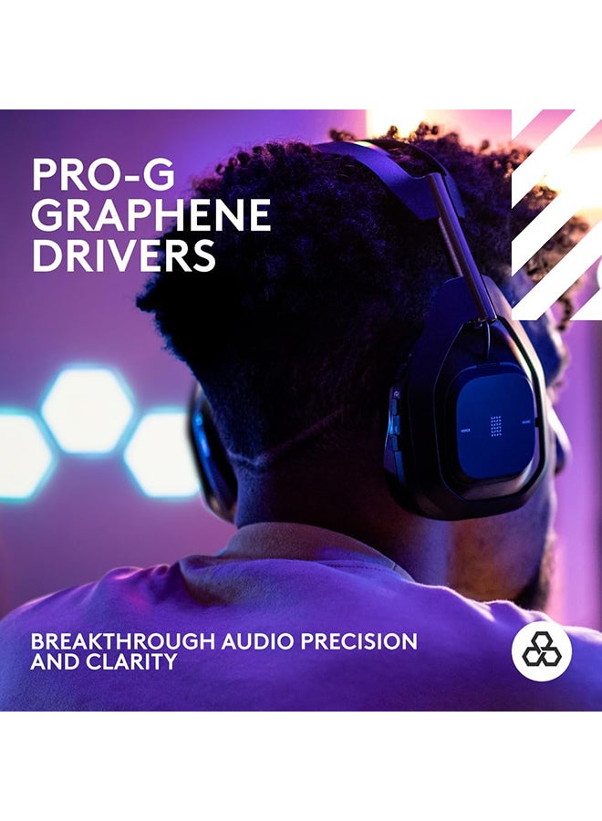 ASTRO A50 X LIGHTSPEED Wireless Gaming Headset + Base Station, PRO-G GRAPHENE, PLAYSYNC across Xbox Series X|S + PS5 + PC/mac, Bluetooth, HDMI 2.1 Passthru - Black - Image 3