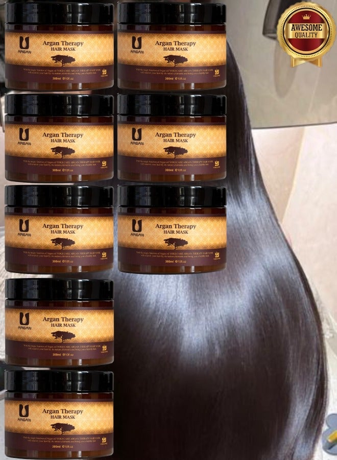 Argan 8 Pieces Argan Therapy Hair Mask 300ml  - Image 1
