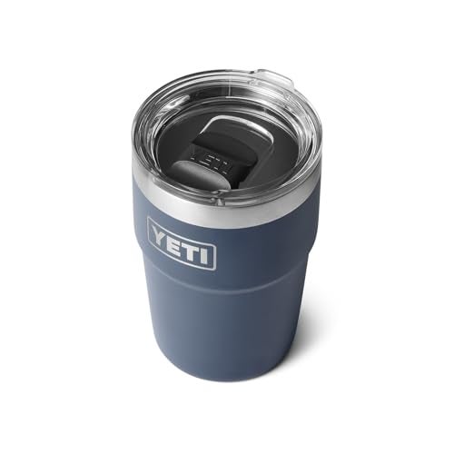 YETI Rambler 16 oz Stackable Tumbler Vacuum Insulated Stainless Steel with MagSlider Lid Navy