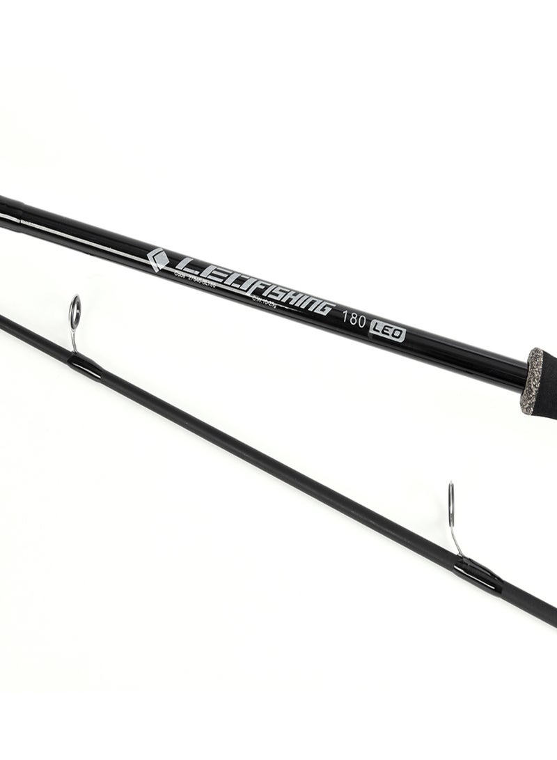 LEO 1.8M Portable Lightweight Fiberglass Fishing Rod 2 Sections Spinning Lure Rod Pole Fishing Tackle - Image 4