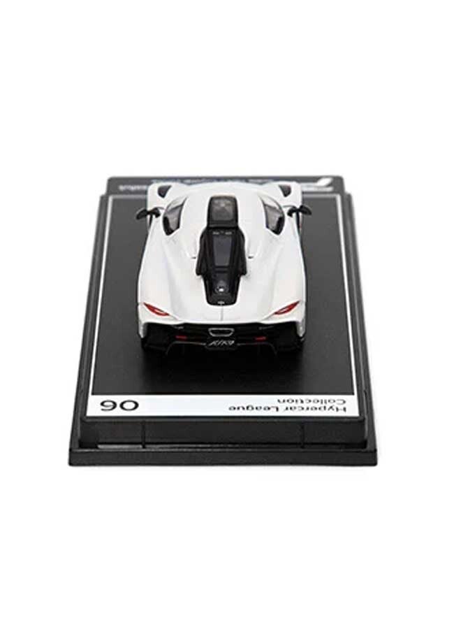 PosterCars PosterCars - 1:64 Scale Koenigsegg Jesko Absolut (Crystal White) Hypercar League Collection  - Image 3