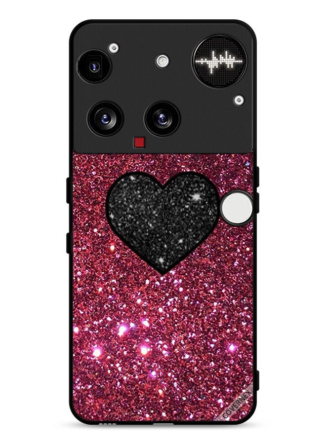 Covernex Nothing Phone (3) Protective Case Cover Heart In Glitters - Image 1