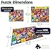 White Mountain 1000 Piece Jigsaw Puzzle Fun Collage Food Puzzles with Large Pieces Gift for Adults and Family 24x30 Favorite Cereal - Image 4