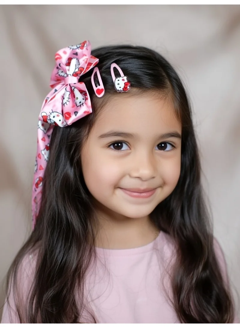 هالو كيتي مجموعة إكسسوارات شعر هيلو كيتي