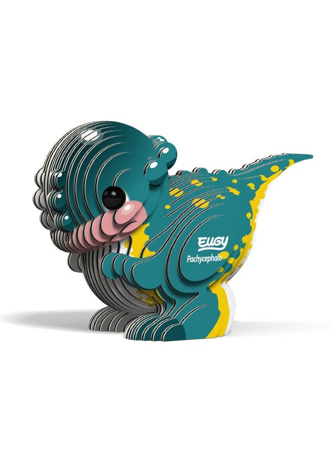 EUGY Pachycephalosaurus Dinosaur 3D Puzzle, 27 Piece Eco-Friendly Educational Toy Puzzles for Boys, Girls & Kids Ages 6+ - Image 2