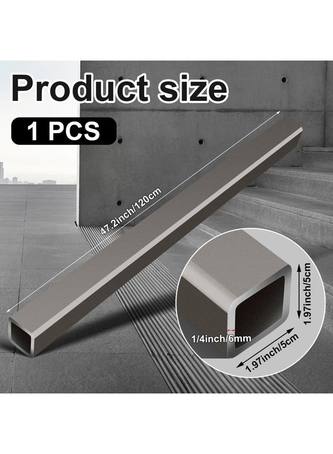 Zonon Square Hot Rolled Steel Tube, 2 x 2, 1/4 Wall Thickness, 48 Length Steel Square Tubing for Industrial Accessories - Image 2