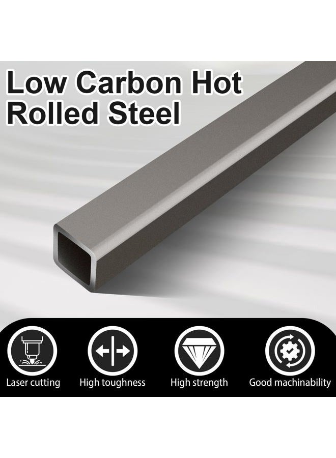 Zonon Square Hot Rolled Steel Tube, 2 x 2, 1/4 Wall Thickness, 48 Length Steel Square Tubing for Industrial Accessories - Image 4