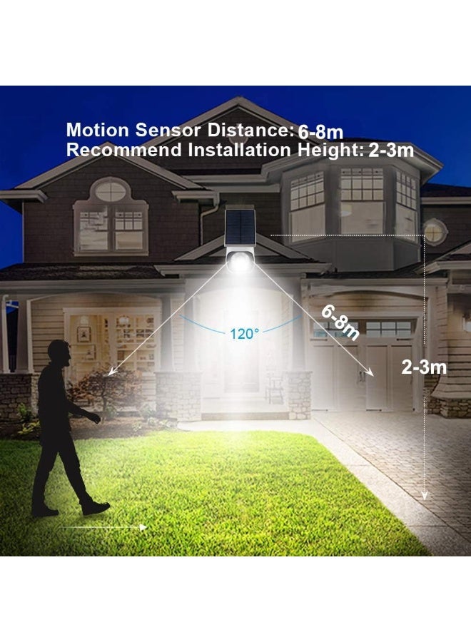 Solar-Powered Dummy Surveillance Camera with LED Light – Outdoor Fake Security Camera with PIR Motion Sensor, IP66 Waterproof - Image 2