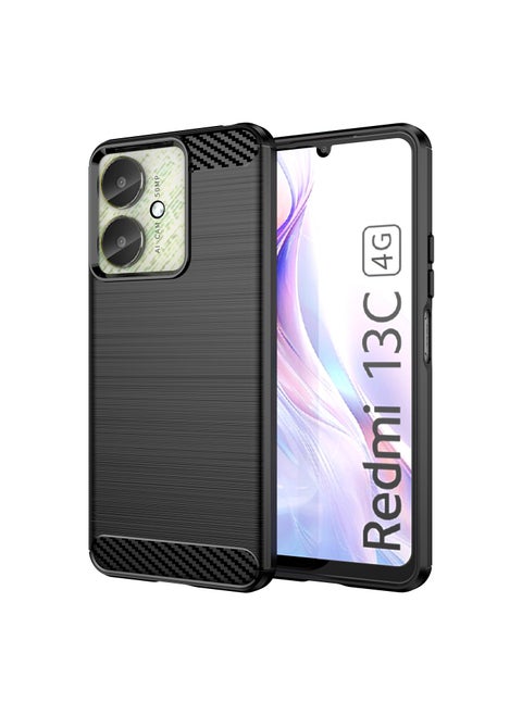 Shockproof Protection Phone Case for Redmi 13C 4G/Redmi 13C 5G/Poco M6 5G/Poco C65 4G Black