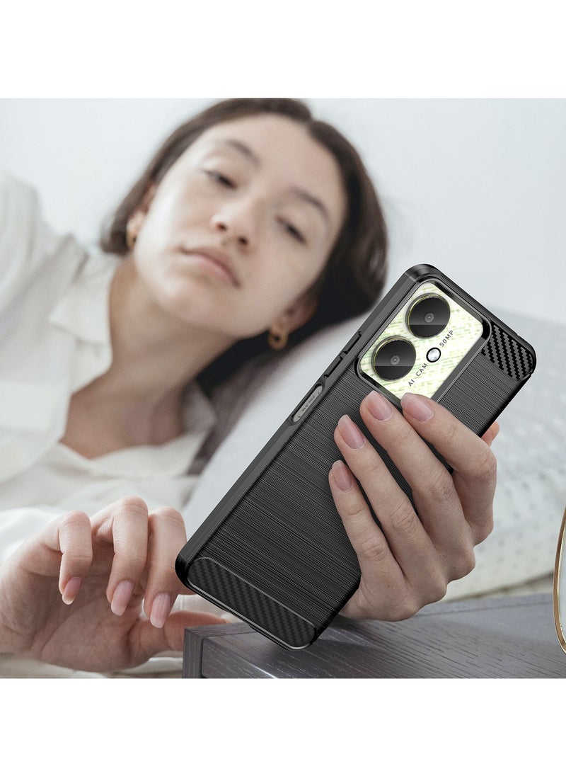 URBBKING - Shockproof Protection Phone Case for Redmi 13C 4G/Redmi 13C 5G/Poco M6 5G/Poco C65 4G Black - Image 1