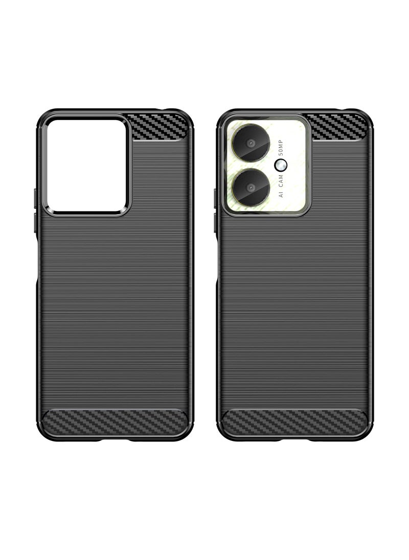 URBBKING - Shockproof Protection Phone Case for Redmi 13C 4G/Redmi 13C 5G/Poco M6 5G/Poco C65 4G Black - Image 1