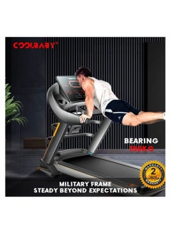 Generic Household Foldable Treadmill  Led Screen Automatic Tilt Adjustable Maximum Load Bearing 150kg  - Image 3
