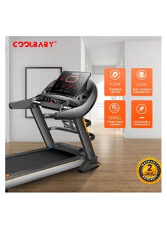 Generic Household Foldable Treadmill  Led Screen Automatic Tilt Adjustable Maximum Load Bearing 150kg  - Image 4