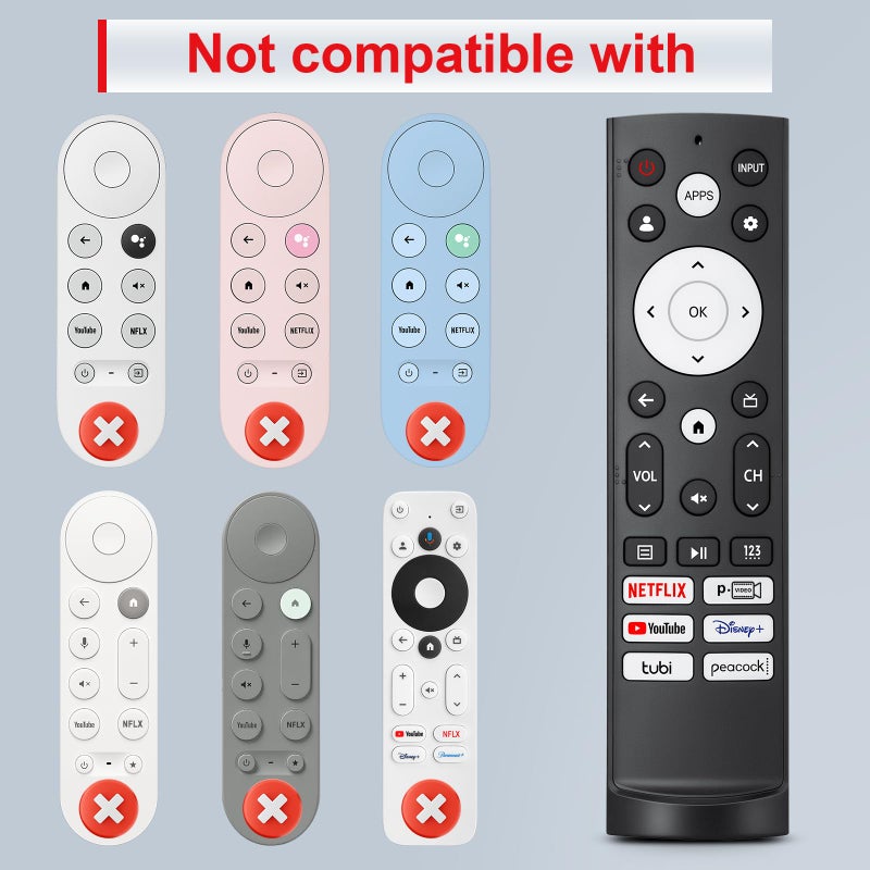 LOUTOC Replacement Remote Control for Hisense Smart Google TVï¼Œfor Hisense UHD 4K ULED Google TVs - Image 4