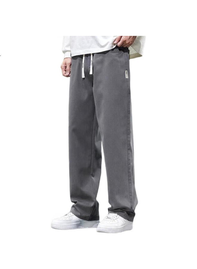 Jeep Comfort Leisure Men'S Pants Spring Fashion Youth Men'S Wide Leg Loose Straight Pants - Image 1