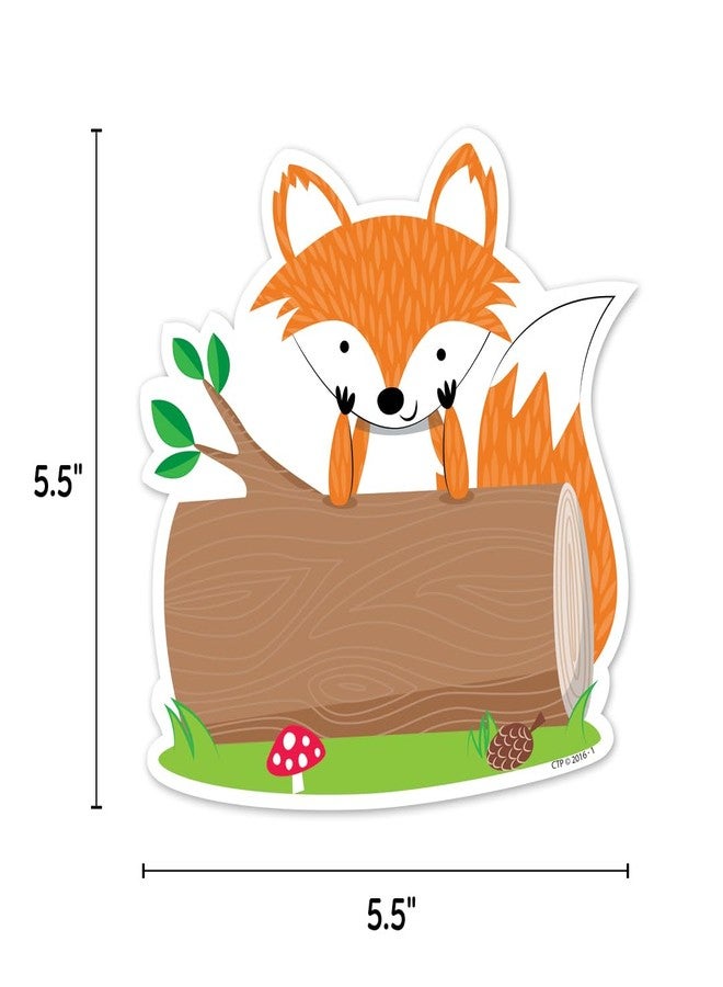 كريتيف تيتشنغ بريس مجموعة CTP Woodland Friends 6" Designer Cut-Outs، ديكور لوحة الإعلانات، مجموعة من 36 قطعة، 6 بوصات لكل قطعة (Creative Teaching Press 6099) - Image 3