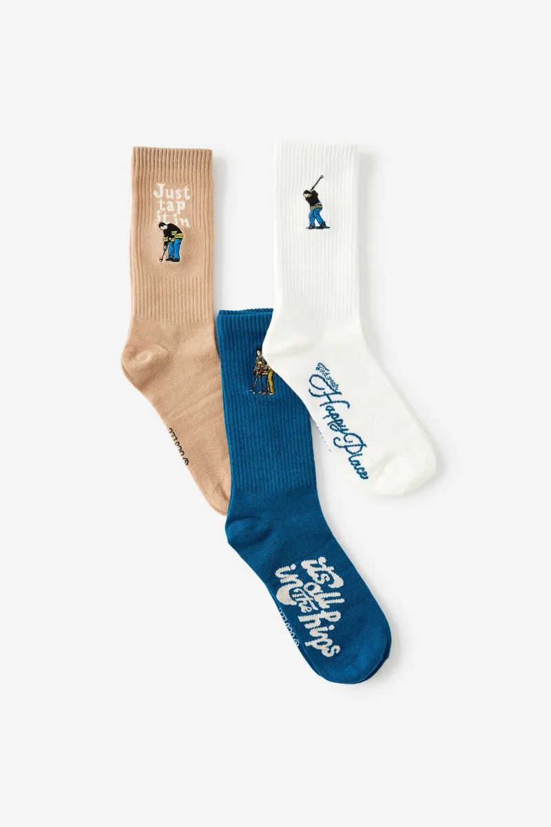تايبو Happy Gilmore 3 Pack of Socks