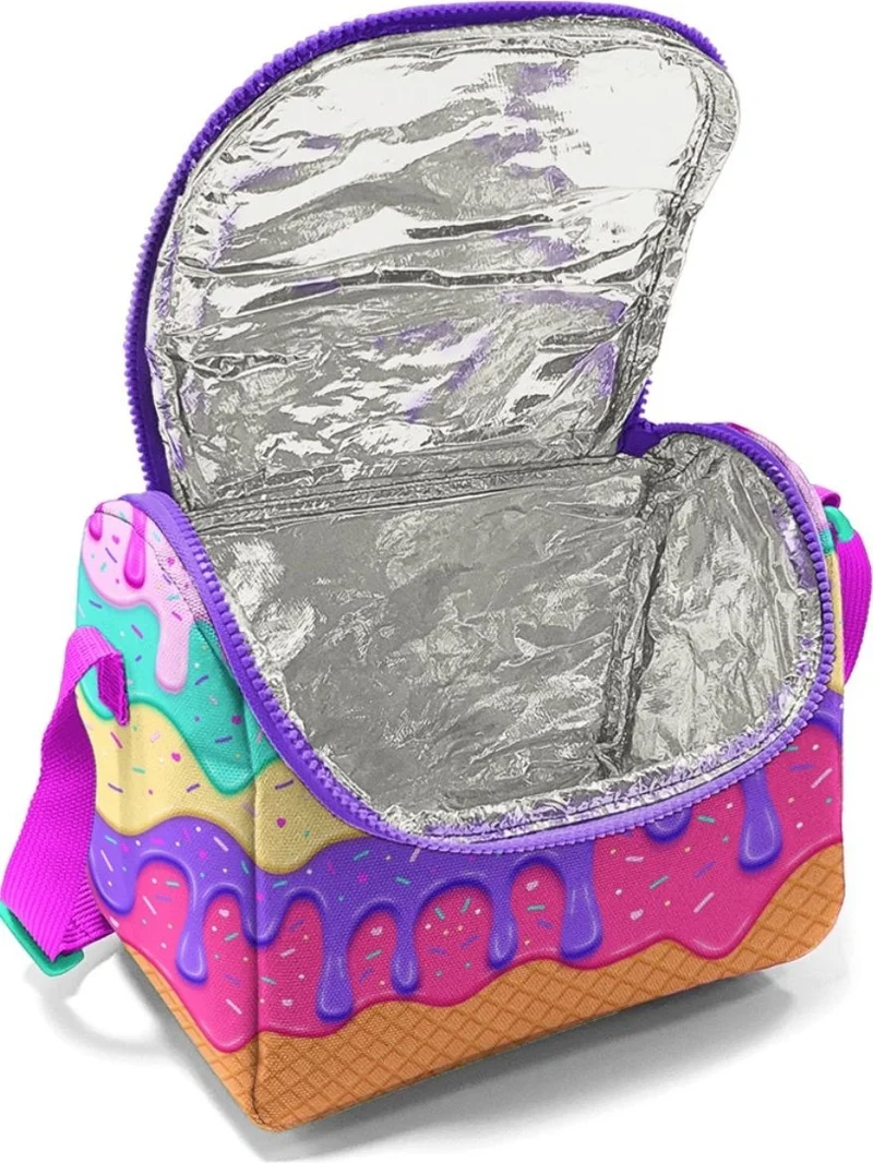 CORAL HIGH Colorful Ice Cream Girl's Lunchbox Set
