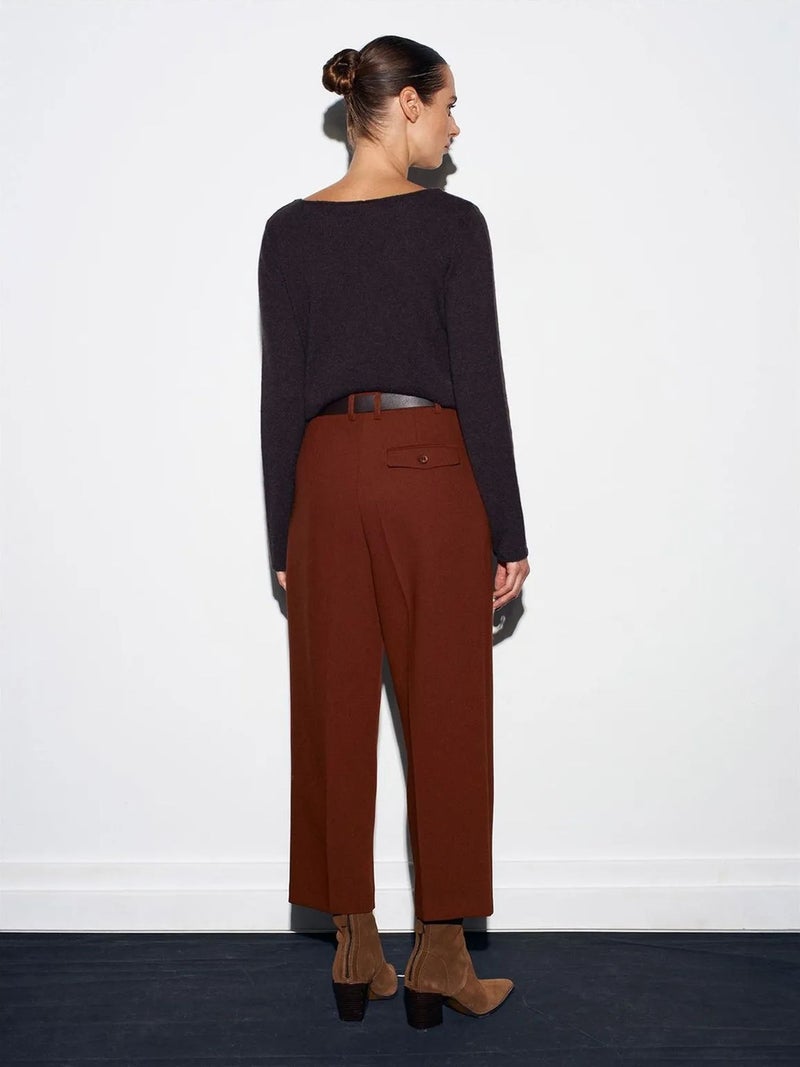 DILVIN Women's Tailored Straight-leg Trousers - Image 2