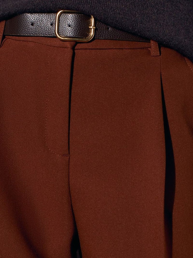 DILVIN Women's Tailored Straight-leg Trousers - Image 4