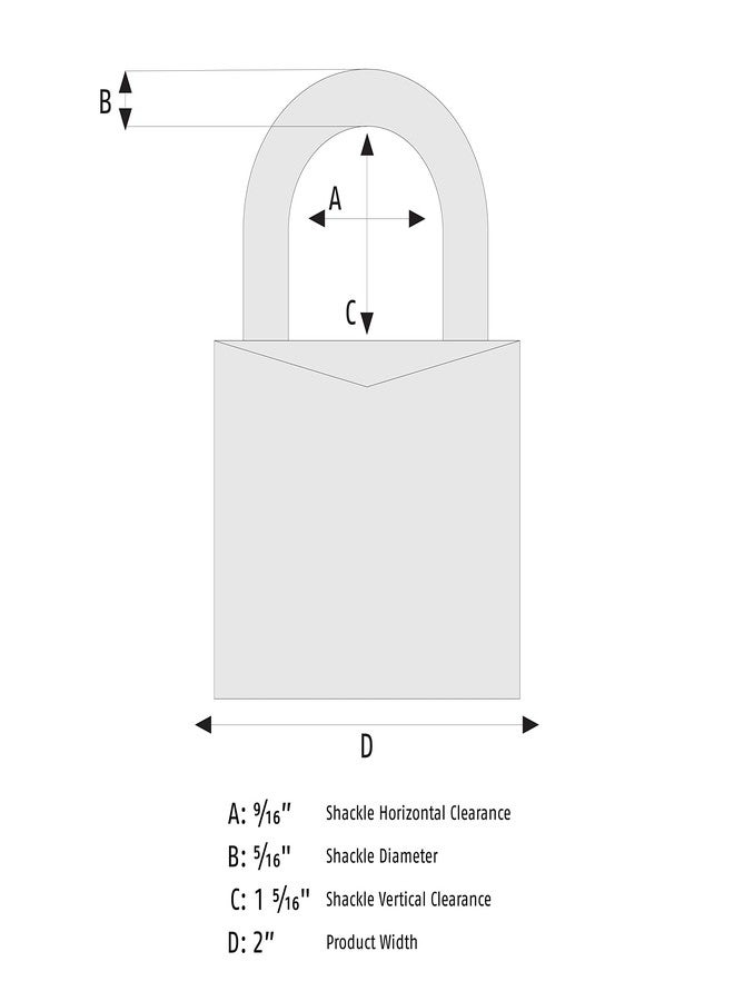 ABUS 158/50 C 50mm Body Zinc Front 4-Dial Resettable Combination Padlock - Image 3