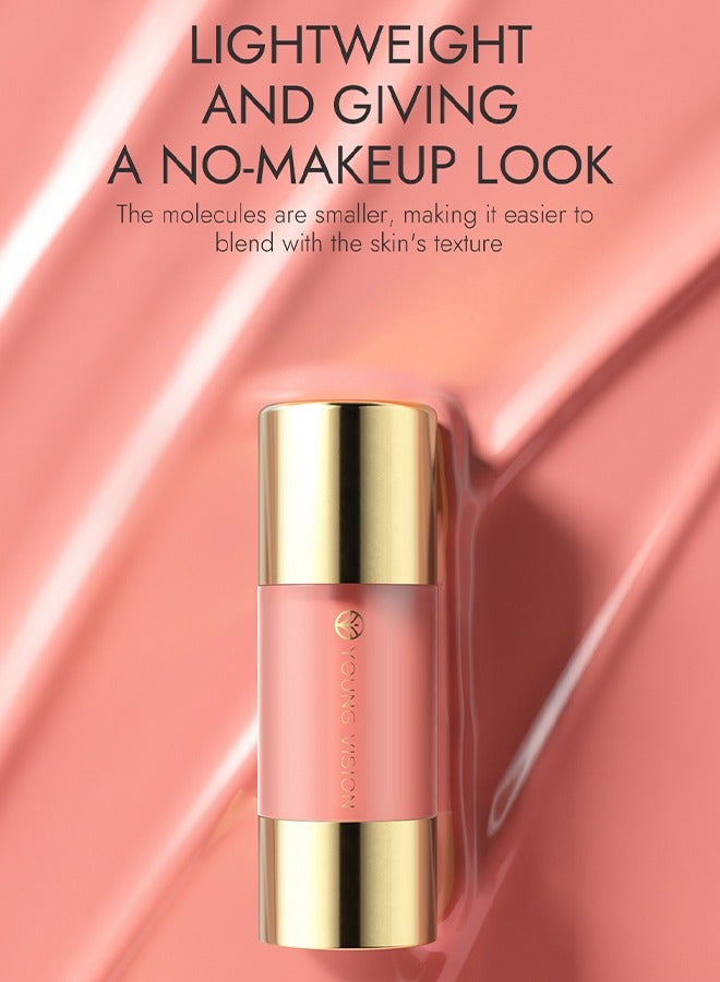 YOUNG VISION Dropper Liquid Blusher 02, Soft Matte Finish Cream Blush Liquid Blush Cream Blush Makeup Lightweight, Smooth Brightening Rouge - 10.3ML - Image 4