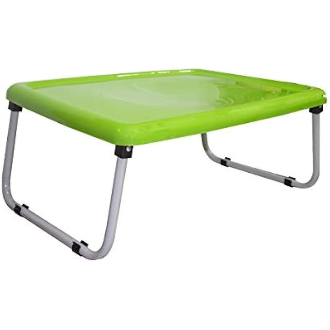 rayihni PLASTIC LAPTOP TABLE/MULTI-PURPOSE FOLDING TABLE, 3638, GREEN - Image 1