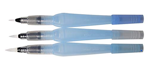 Pentel Japan Aquash Water-Brush 3 Types Of Set