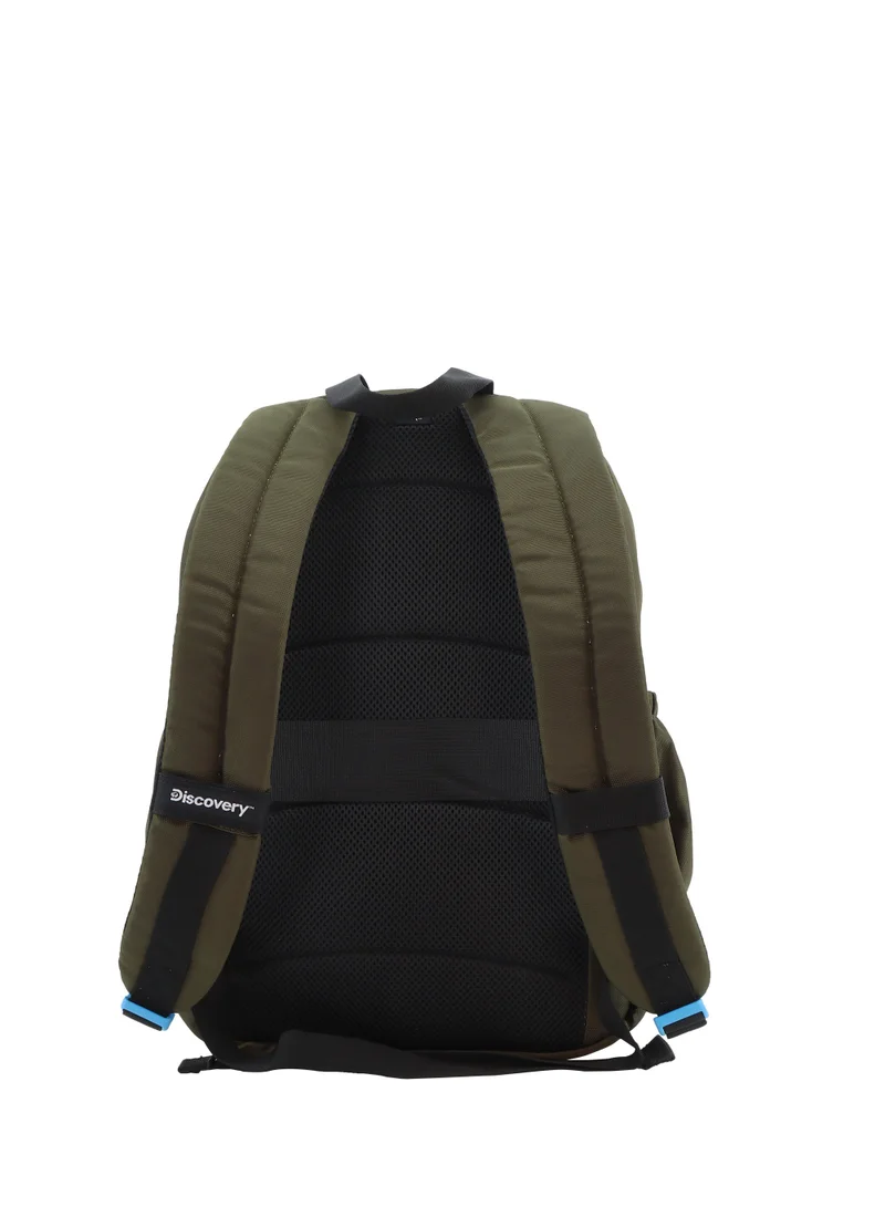 Discovery Discovery ICON Backpack 16.2L Khaki, Durable Lightweight Multi Compartment Travel Bag, Padded Laptop/Tablet Pocket RFID, Adjustable Strap With Luggage Fix Strap, Men Women School Outdoor