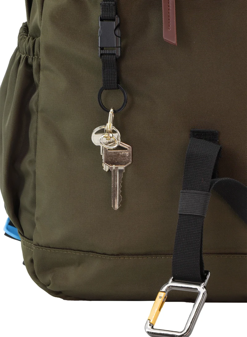 Discovery Discovery ICON Backpack 16.2L Khaki, Durable Lightweight Multi Compartment Travel Bag, Padded Laptop/Tablet Pocket RFID, Adjustable Strap With Luggage Fix Strap, Men Women School Outdoor