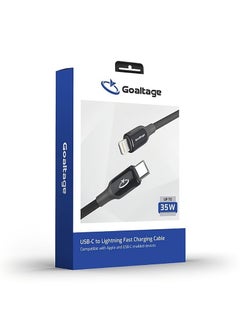 Goaltage 35W USB-C To Lightning Fast Charging Cable 480 MB Data Transfer 120CM Model CA01  - Image 5