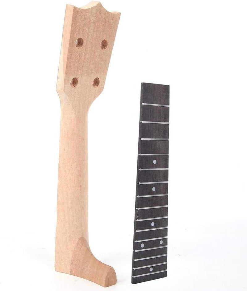 OUKA Ukulele Neck, Okoume Wood Ukulele Neck & Rosewood Fingerboard Musical Instrument Accessories (21 Inch) - Image 1