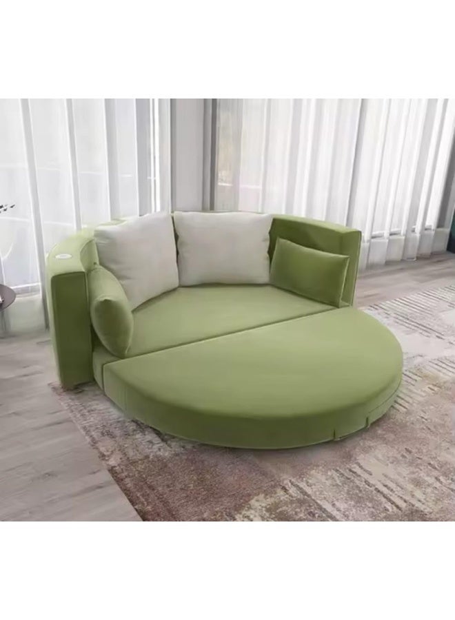 Foldable Sofa Bed in Sage Green - Image 1